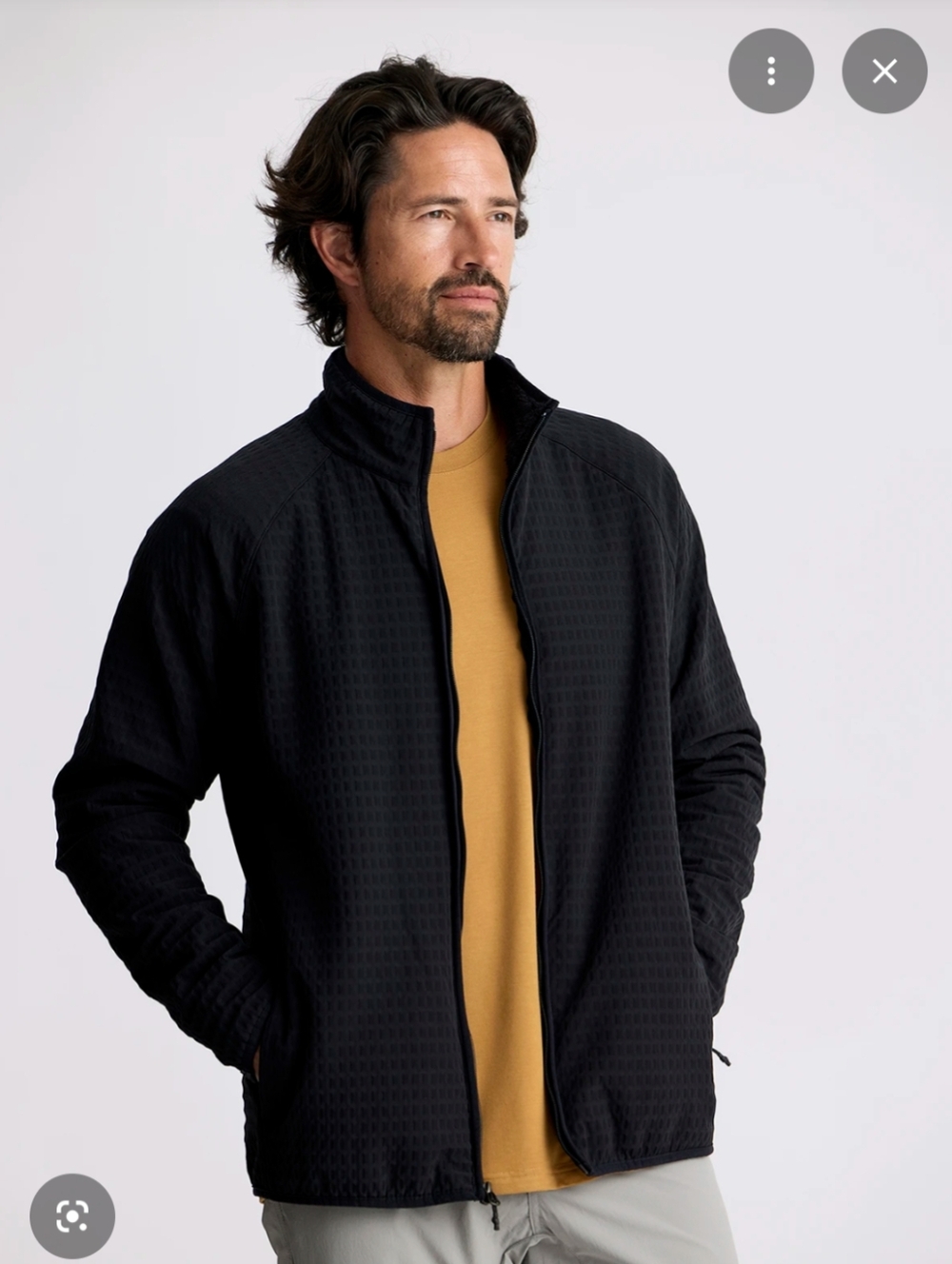 NWT Freefly Men's Gridback Fleece Jacket
